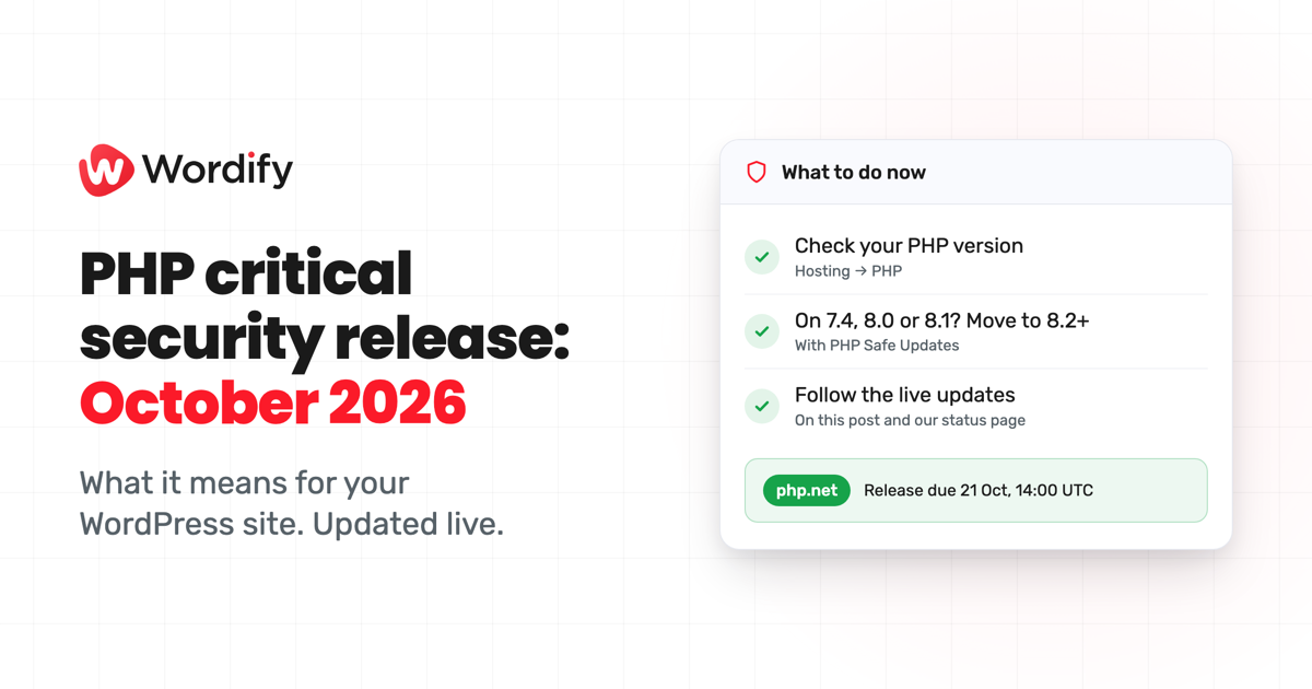 PHP critical security release, October 2026: what to do now