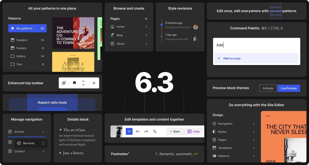 WordPress 6.3