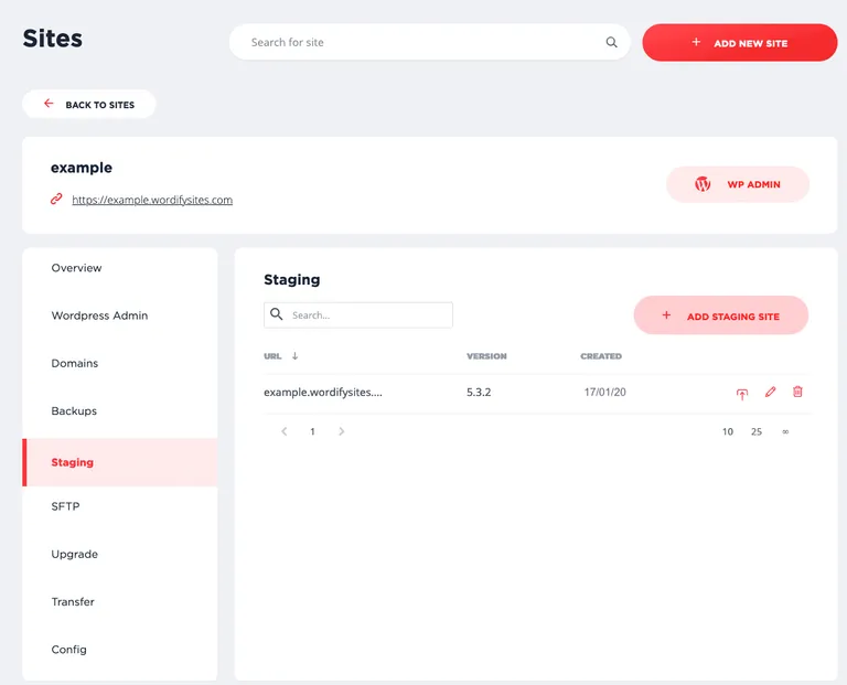 New Feature: Staging