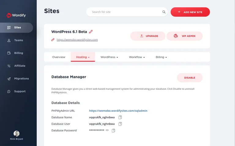 New Feature: Database Manager